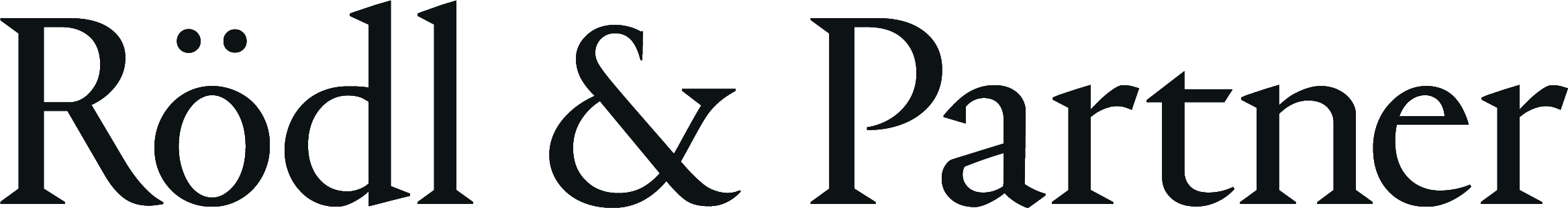 Rödl&partner Logo Schwarz